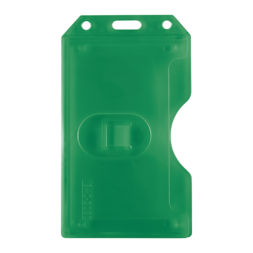 1840-308X Color Rigid Plastic Vertical 2-Sided Multi-Card Badge Holder - 50 Pack